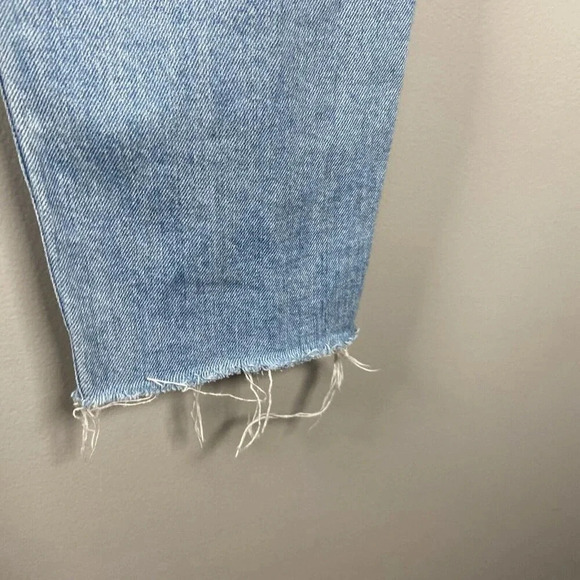 IRO Genn Blue Distressed Silver Detailing Chain Jeans Womens Size 27 ($325) - Picture 13 of 16